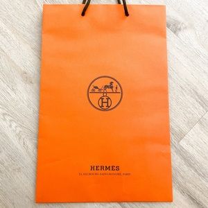 Hermès shopping gift bag